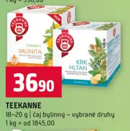 Terno TEEKANNE čaj bylinný - vybrané druhy nabídka