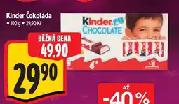 Albert Kinder Čokoláda nabídka