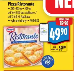 Albert Dr. Oetker Pizza Ristorante nabídka