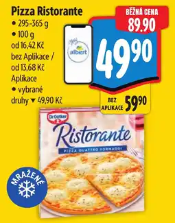Albert Dr.Oetker Pizza Ristorante nabídka
