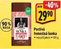 Albert Poctivá řemeslná šunka nabídka