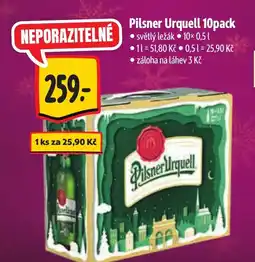 Albert Pilsner Urquell 10pack nabídka