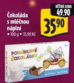 Albert Čokoláda s mléčnou náplní nabídka
