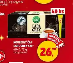 Penny Market KOUZELNÝ ČAJ EARL GREY XXL, 40x 1,75 g nabídka