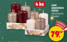 Penny Market SADA ADVENTNÍCH SVÍČEK, 4 ks nabídka
