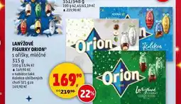 Penny Market LANÝŽOVÉ FIGURKY ORION s oříšky, mléčné, 315 g nabídka