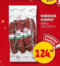 Penny Market MAĎARSKÁ KLOBÁSA, 600 g nabídka