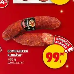 Penny Market GOMBASECKÁ KLOBÁSA, 700 g nabídka