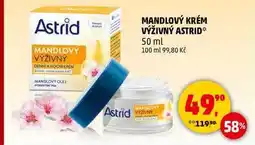 Penny Market MANDLOVÝ KRÉM VÝŽIVNÝ ASTRID, 50 ml nabídka