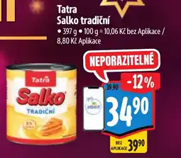 Albert Tatra Salko tradiční nabídka