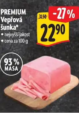 Albert PREMIUM Vepřová šunka nabídka