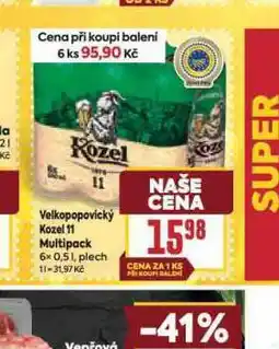 Billa Pivo velkopopovický kozel 11 nabídka