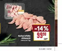 Billa Kuřecí křídla nabídka