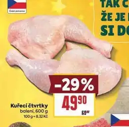 Billa Kuřecí čtvrtky nabídka