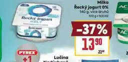Billa Milko řecký jogurt 0% nabídka