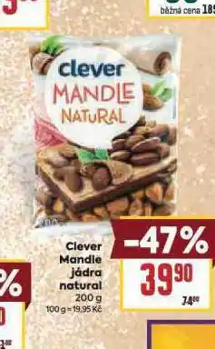 Billa Clever mandle jádra natural nabídka
