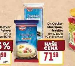 Billa Dr. oetker fondán nabídka