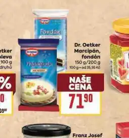 Billa Dr. oetker marcipán nabídka