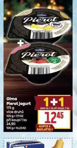 Billa Olma pierot jogurt nabídka
