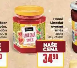 Billa Hamé linecká ovocná směs nabídka