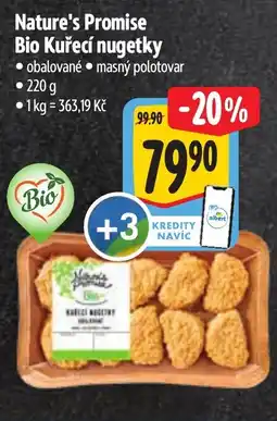 Albert Nature's Promise Bio Kuřecí nugetky nabídka