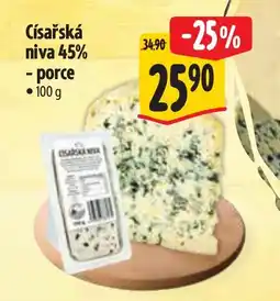 Albert Císařská niva 45% - porce nabídka