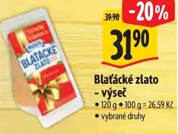 Albert Blaťácké zlato - výseč nabídka