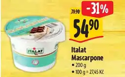 Albert Italat Mascarpone nabídka