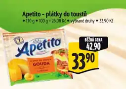 Albert Apetito - plátky do toustů nabídka