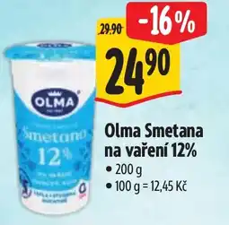 Albert OLMA Smetana na vaření 12% nabídka