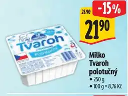 Albert Milko Tvaroh polotučný nabídka