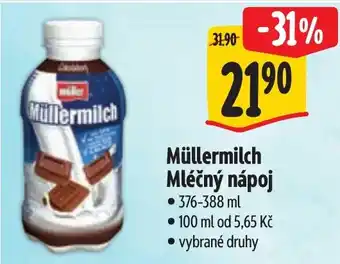 Albert Müllermilch Mléčný nápoj nabídka