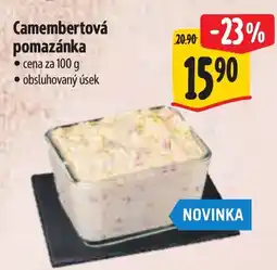 Albert Camembertová pomazánka nabídka