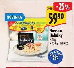 Albert NOWACO Halušky nabídka