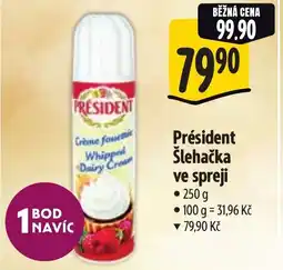 Albert Président Šlehačka ve spreji nabídka