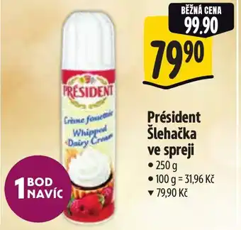 Albert Président Šlehačka ve spreji nabídka