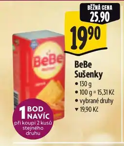 Albert BeBe Sušenky nabídka