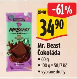 Albert Mr. Beast Čokoláda nabídka