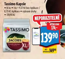 Albert Tassimo Kapsle nabídka