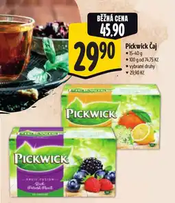 Albert PICKWICK Čaj nabídka