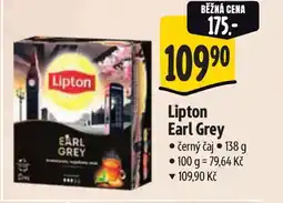 Albert Lipton Earl Grey nabídka