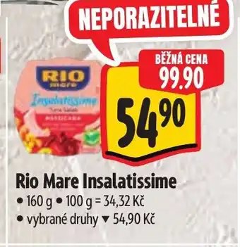 Albert Rio Mare Insalatissime nabídka