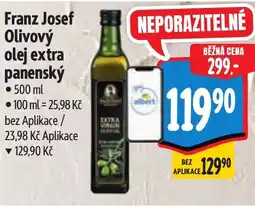 Albert Franz Josef Olivový olej extra panenský nabídka