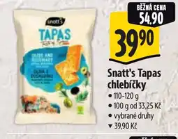 Albert Snatt's Tapas chlebíčky nabídka
