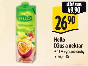 Albert Hello Džus a nektar nabídka