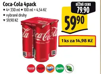 Albert Coca-Cola 4pack nabídka