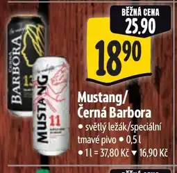 Albert Mustang/ Černá Barbora nabídka
