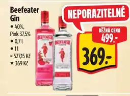 Albert Beefeater Gin nabídka