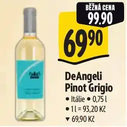 Albert DeAngeli Pinot Grigio nabídka