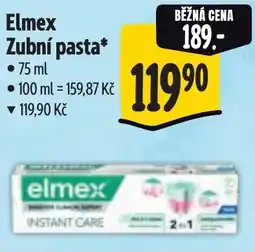 Albert Elmex Zubní pasta nabídka